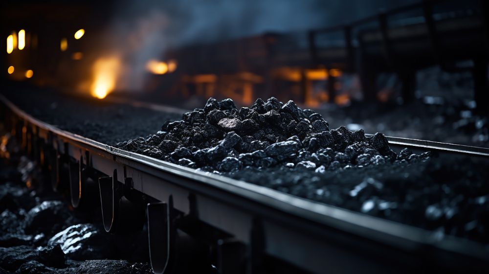 Coal transportation via rail from mining operations